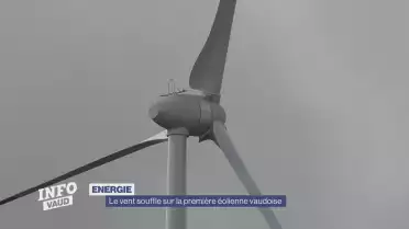 Le vent souffle sur la première éolienne vaudoise !