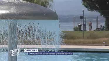 Deux piscines lausannoises gratuites ce mercredi