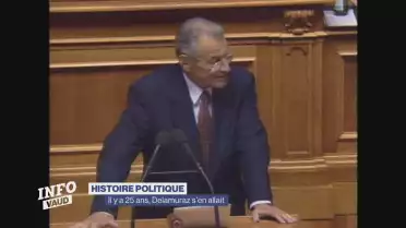Il y a 25 ans, Delamuraz s&#039;en allait