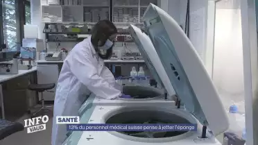 13% du personnel médical suisse pense à jeter l&#039;éponge