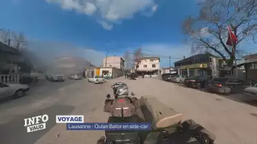 Lausanne - Oulan Bator en side-car