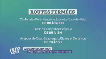 Le Lausanne Marathon perturbera les routes ce dimanche