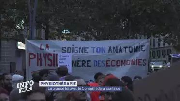 Physios : le bras de fer avec le Conseil fédéral continue