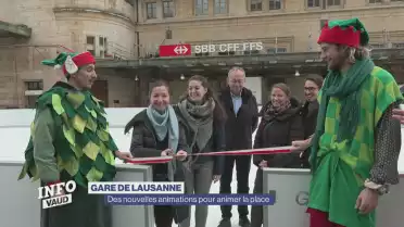 Des nouvelles animations à la gare de Lausanne