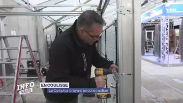 Le Comptoir broyard en construction