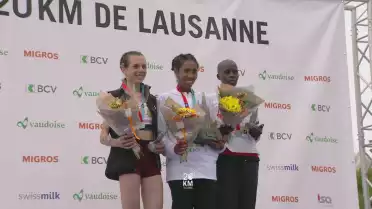 20km de Lausanne 2023 - le podium des 20km