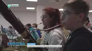 Les jeunes musiciens fribourgeois sont en camp de Pâques
