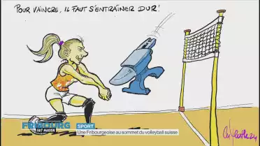 Une Fribourgeoise au sommet du volleyball suisse