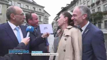 Auf französisch ou en allemand?