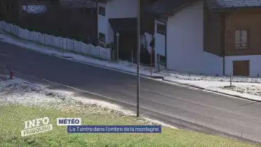 La Tzintre dans l&#039;ombre de la montagne