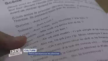 Le patois sur les planches