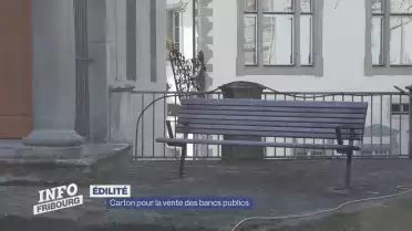 Carton pour la vente de bancs publics
