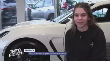 Une première apprentie mécanicienne au Garage Berset