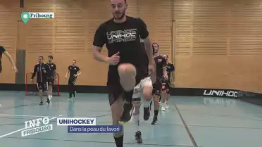 Floorball Fribourg: dans la peau du favori
