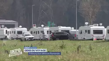 Gens du voyage: le canton de Fribourg bon élève