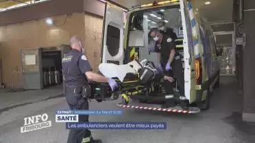 Les ambulanciers veulent être mieux payés