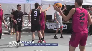 Basket 3x3: un air de JO sur le plateau de St-Léonard