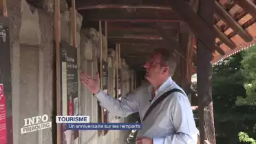 L&#039;histoire de Fribourg Tourisme sur les remparts de la ville