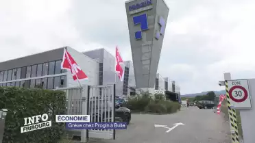 Progin SA à Bulle en grève