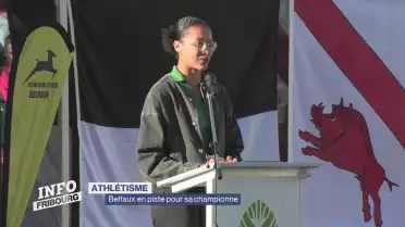 Belfaux en piste pour sa championne