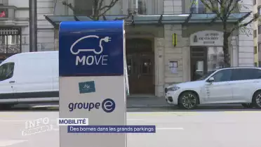 Les bornes électriques arrivent dans les grand parkings