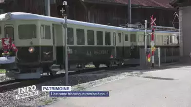 Une rame historique remise à neuf