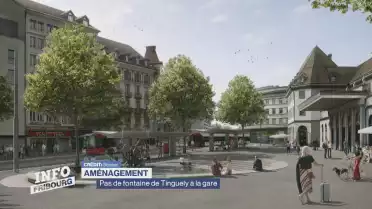 Pas de fontaine de Tinguely à la gare