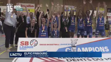 15 ans, 15 archives: triplé historique pour Elfic Fribourg