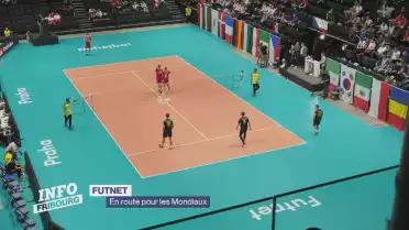 L&#039;équipe suisse masculine de futnet aux Mondiaux