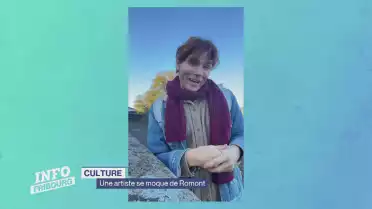 Une artiste se moque de la ville de Romont