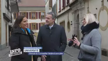 Venue d&#039;Ignazio Cassis à l&#039;UniFr annulée