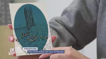 Des cartes faites mains pour St-Nicolas