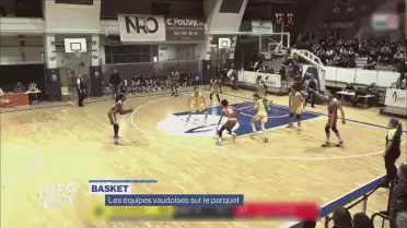Les équipes vaudoises de basket sur le parquet