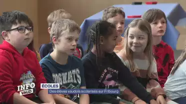 Des élèves vaudois et fribourgeois réunis sous le même toit