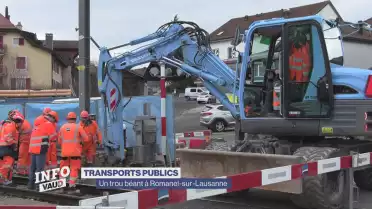 Trou béant à Romanel-sur-Lausanne