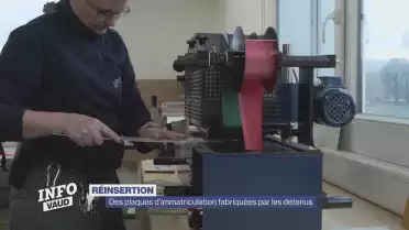 Des plaques d&#039;immatriculation fabriquées par les détenus