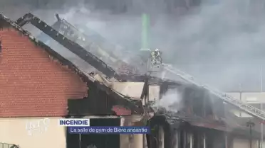 La salle de gymnastique de Bière anéantie