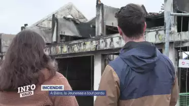 La Jeunesse a tout perdu dans l&#039;incendie de Bière