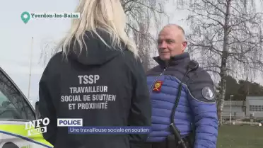 Une travailleuse sociale en soutien à la Police Nord vaudois