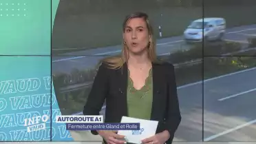 Fermeture nocturne de l&#039;A1 entre Gland et Rolle