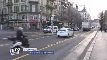 Feux éteints à Chauderon pour des travaux