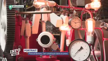 Pascal Bettex, l&#039;art cinétique dans la peau