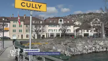 Cully bichonne sa place d&#039;Armes