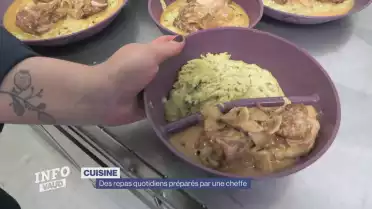 Des repas quotidiens préparés par une cheffe