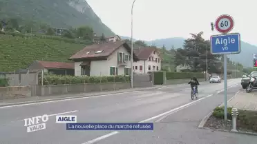 La nouvelle place du marché refusée à Aigle