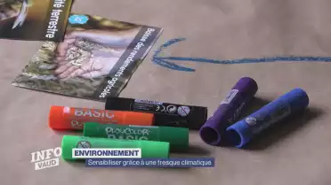 Une fresque climatique pour sensibiliser au climat