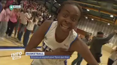 Encore un exploit pour Nyon Basket Féminin qui rêve