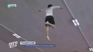 Trampoline : l&#039;envol prometteur d&#039;un jeune Aiglon