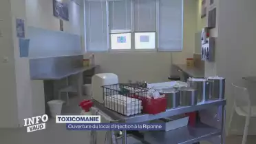 Ouverture du local d&#039;injection à la Riponne