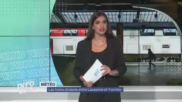 Les trains stoppés entre Lausanne et Yverdon